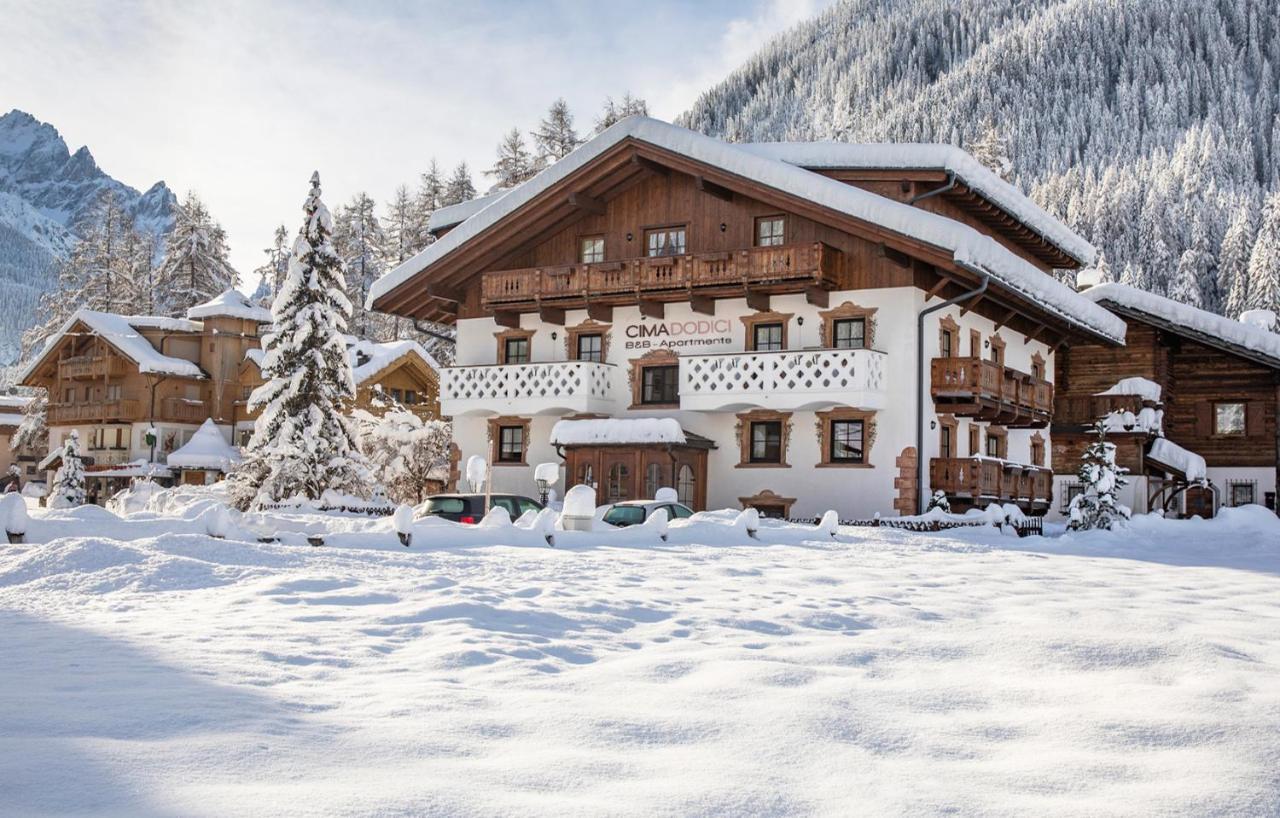 Cima Dodici B&B - Apartments Sexten Bagian luar foto